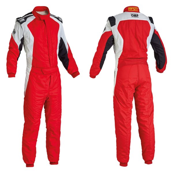 OMP® - First EVO Series Red/White 44 Racing Suit