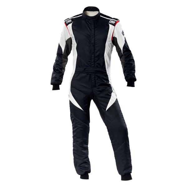 OMP® - First EVO Series Black/White 50 Racing Suit
