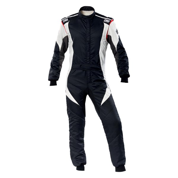 OMP® - First EVO Series Black/White 60 Racing Suit