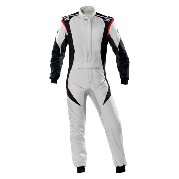 OMP® - First EVO Series Silver/Black 42 Racing Suit