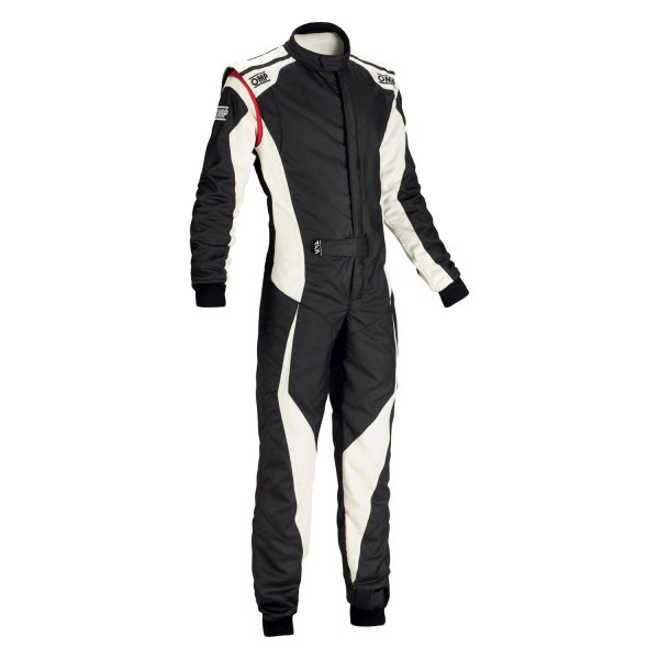 OMP® - Tecnica EVO 2018 Series Black/White Nomex 46 Racing Suit