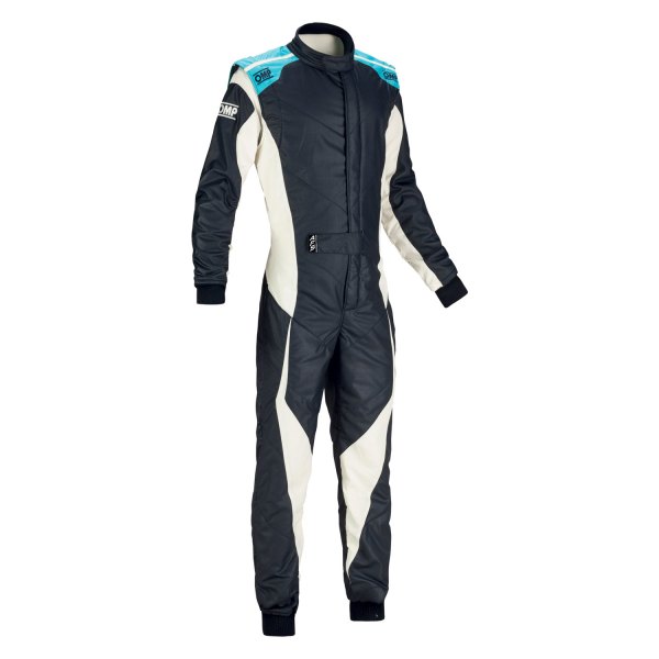 OMP® - Tecnica EVO 2018 Series Blue/Cyan Nomex 46 Racing Suit