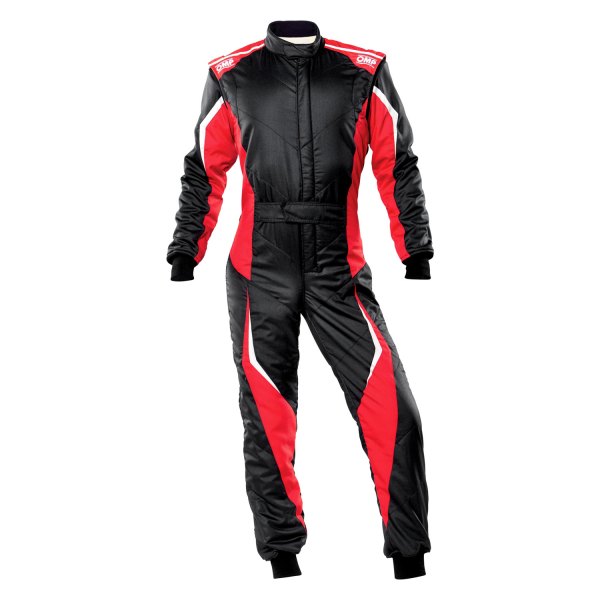 OMP® - Tecnica EVO 2021 Series Black/Red Nomex 44 Racing Suit