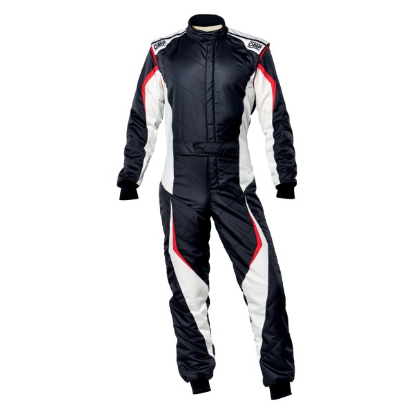 OMP® - Tecnica EVO 2021 Series Black/White Nomex 48 Racing Suit
