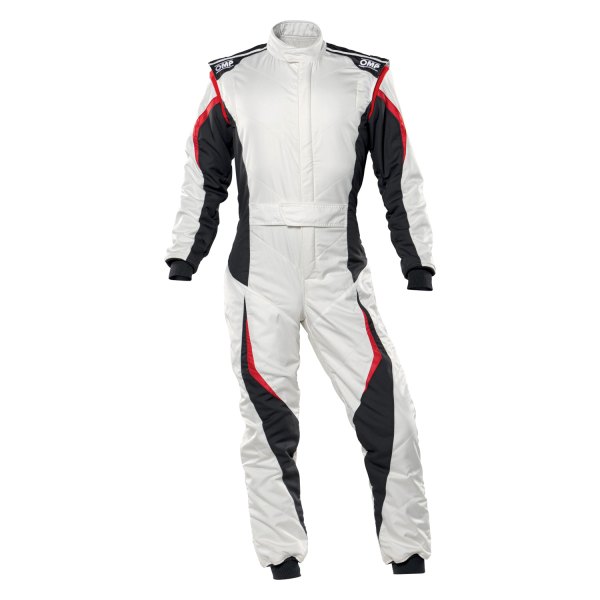 OMP® - Tecnica EVO 2021 Series White/Anthracite Nomex 46 Racing Suit