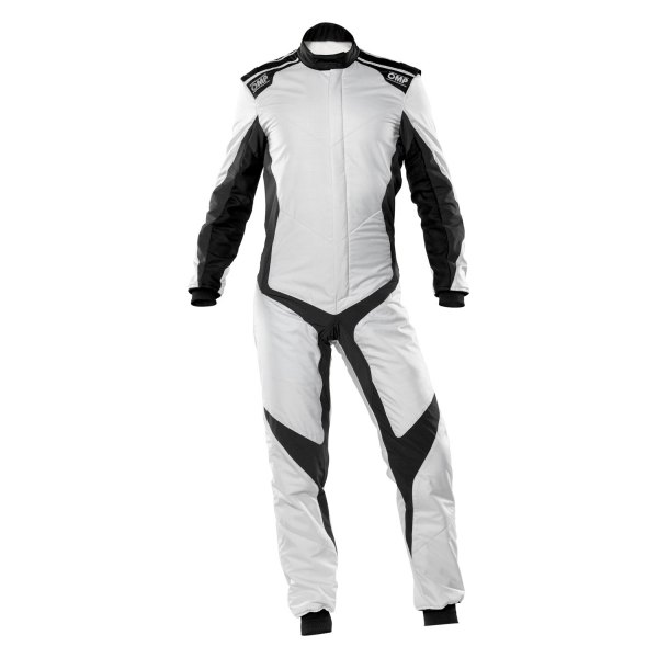 OMP® - One EVO X Series Silver/Black 48 Racing Suit