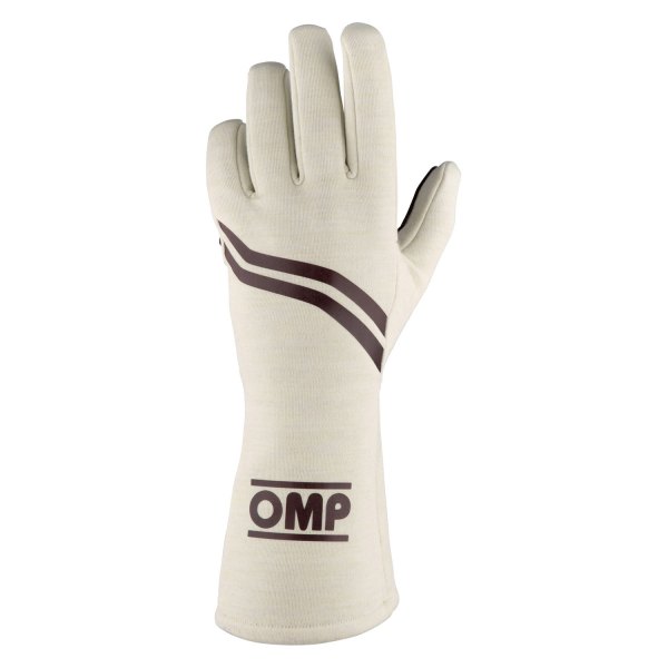 OMP® - Dijon Series Brown L Racing Gloves