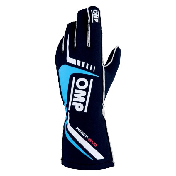 OMP® - First EVO Series Blue L Racing Gloves
