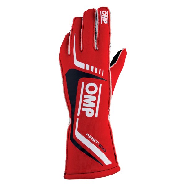 OMP® - First EVO Series Red L Racing Gloves