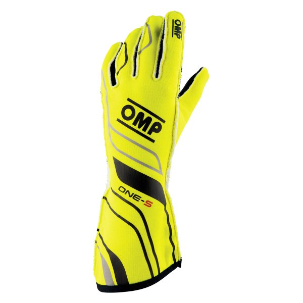 OMP® - One S Series Yellow L Racing Gloves