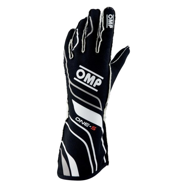 OMP® - One S Series Black M Racing Gloves