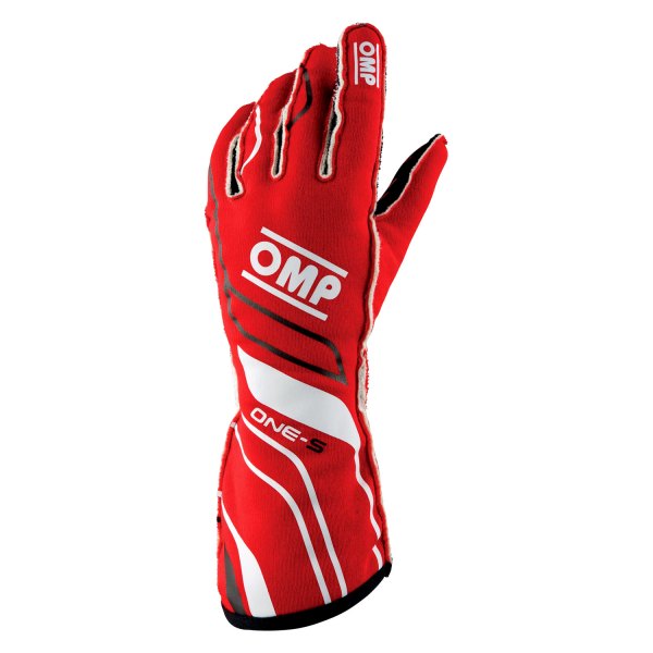 OMP® - One S Series Red L Racing Gloves