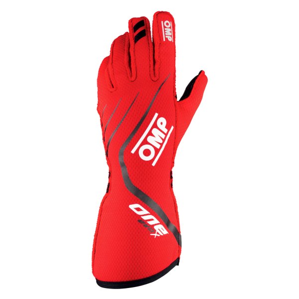 OMP® - One EVO X Series Red L Racing Gloves
