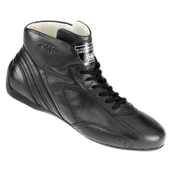 OMP® - Carrera Series Black Leather 42 Low Driving Boots