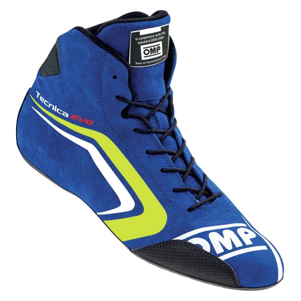 OMP® - Tecnica EVO Series Blue/Yellow 37 Driving Shoes