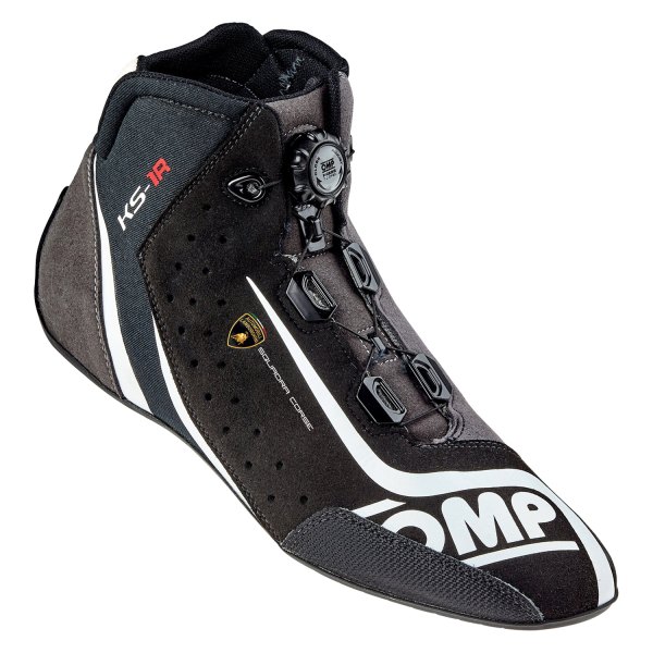 OMP® - KS-1R Series Black/Silver 34 Driving Shoes