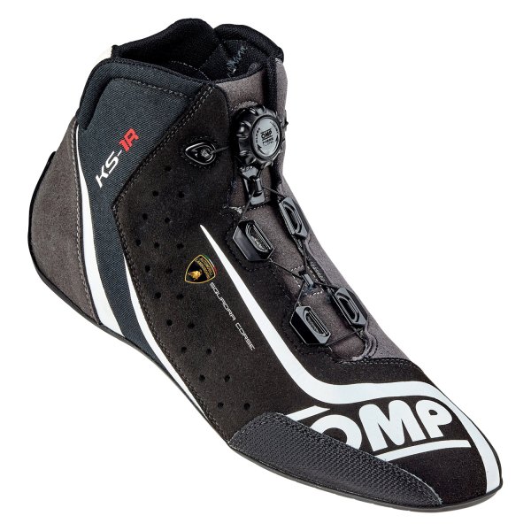 OMP® - KS-1R Series Black/Silver 36 Driving Shoes
