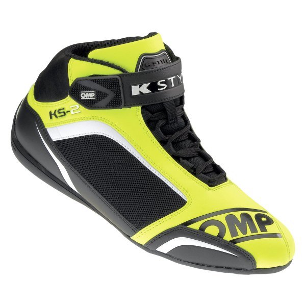 OMP® - KS-2 Series Fluorescent Yellow/Black/White 32 Driving Shoes