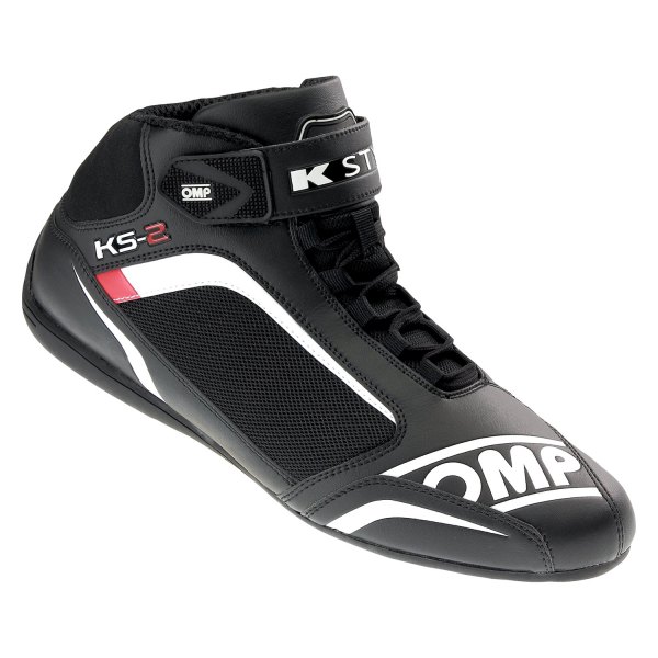 OMP® - KS-2 Series Black/White/Red 32 Driving Shoes