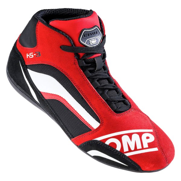 OMP® - KS-3 Series Red/Black/White 32 Driving Shoes