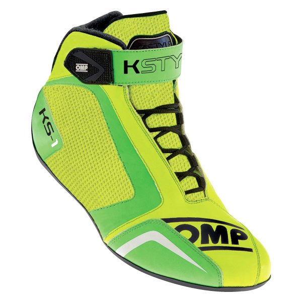OMP® - KS-1 2016 Series Yellow/Green 34 Driving Shoes