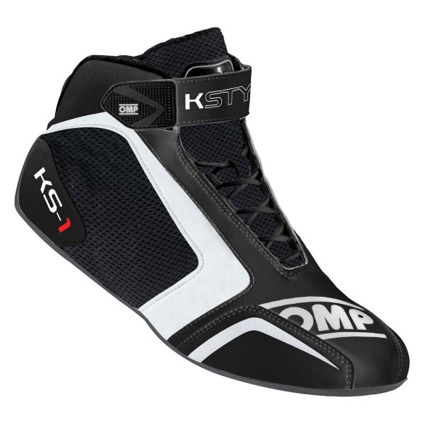 OMP® - KS-1 2016 Series Black/White 37 Driving Shoes