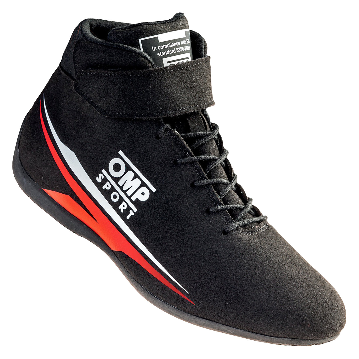 OMP Sport 2018 Series Black Driving Shoes (Driving Shoes, 42)
