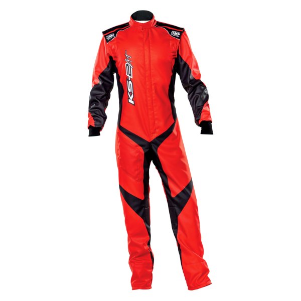 OMP® - KS-2 ART Series Red/Black 120 Child Racing Suit