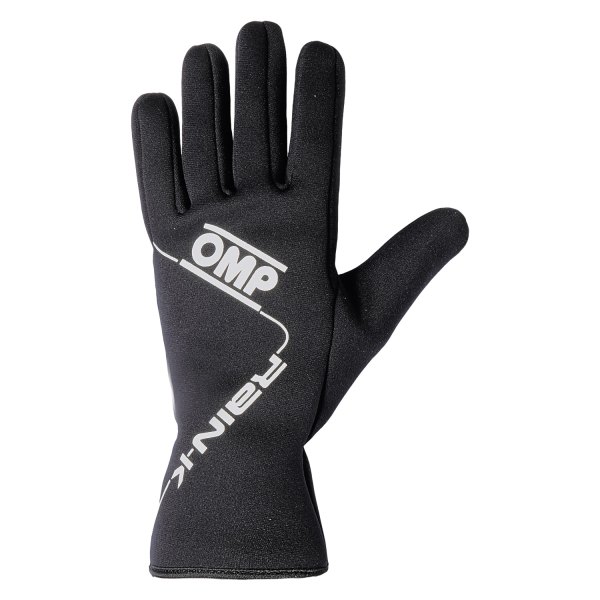 OMP® - KS-1R Series Black/White/Silver XS Racing Gloves