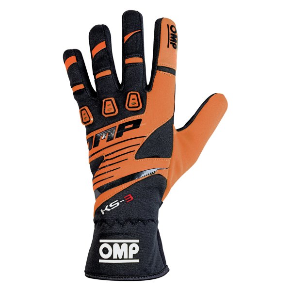 OMP® - KS-3 2018 Series Orange/Black 5 Child Racing Gloves