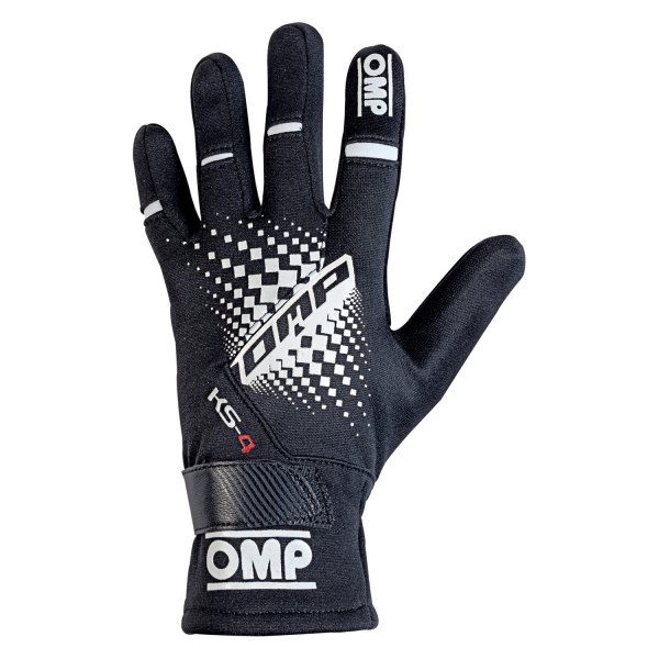 OMP® - KS-4 2018 Series Black L Racing Gloves