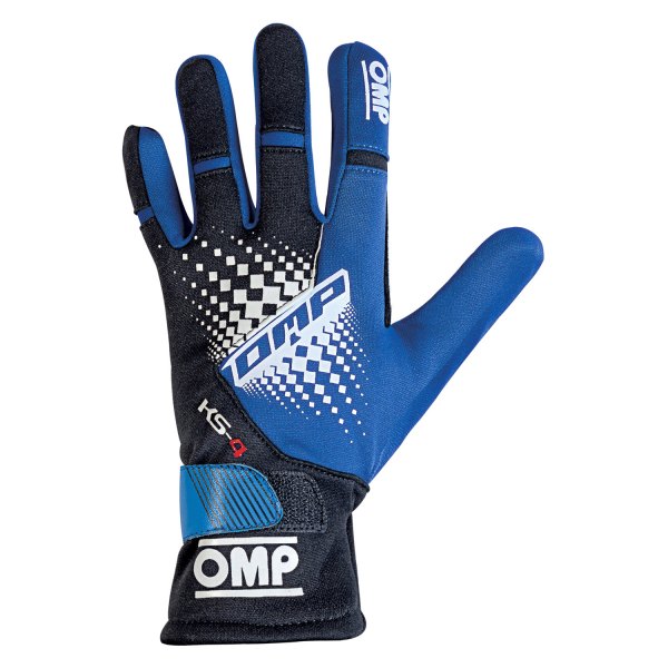 OMP® - KS-4 2018 Series Blue/Black 5 Child Racing Gloves