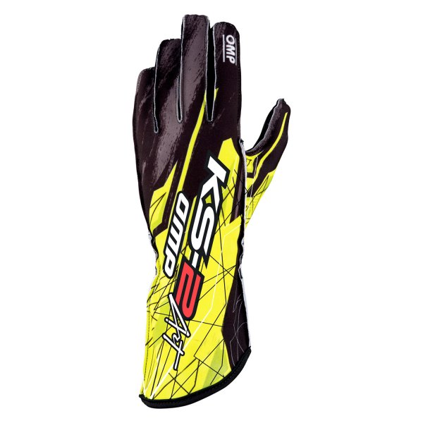 OMP® - KS-2 ART Series Yellow 4 Child Racing Gloves