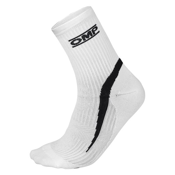OMP® - KS Series White S Racing Socks