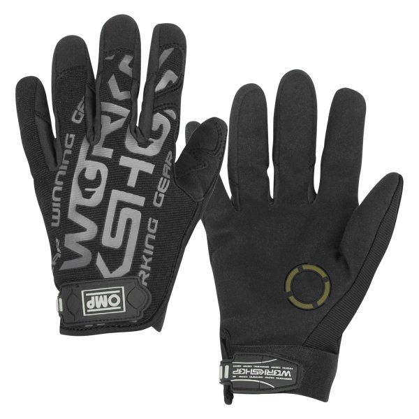 OMP® - Workshop Series Black M Racing Gloves