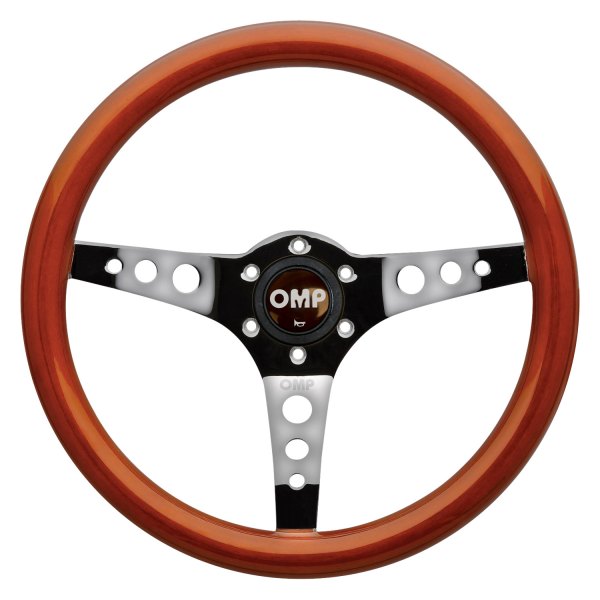 OMP® - 3-Spoke Mugello Series Wood Steering Wheel