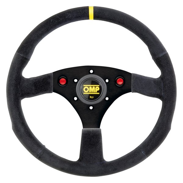 OMP® - 3-Spoke 320 ALU SP Series Racing Steering Wheel with Center Hole Perforation