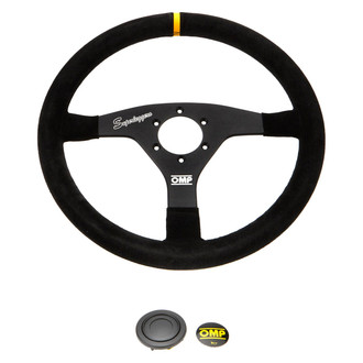 OMP® OD0-2020-071 - 3-Spoke Velocita Superleggero Series Racing Steering Wheel