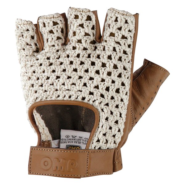 OMP® - Tazio Series Brown Leather S Racing Gloves