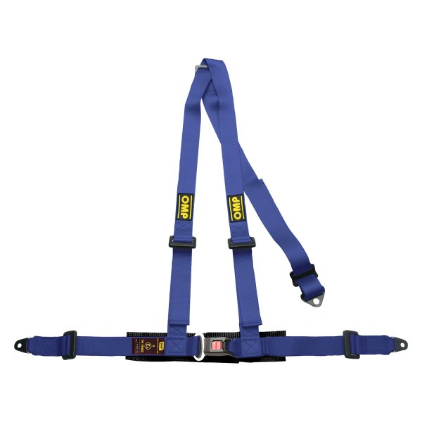 OMP® - 3-Point Road Series Street Racing Harness Set, Blue