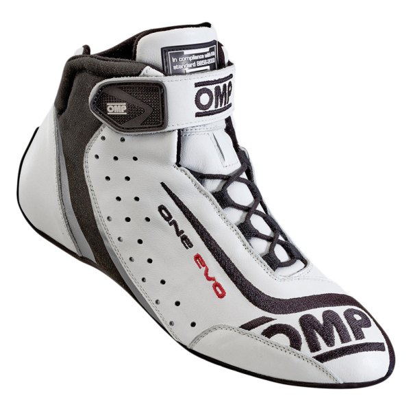 OMP® - One EVO 2015 Series White Leather 37 Driving Shoes