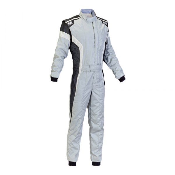 OMP® - Technica-S Series Gray/White/Black Nomex 44 Racing Suit