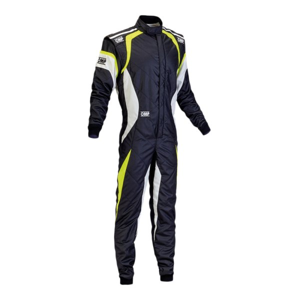 OMP® - One EVO 2015 Series Black with Yellow Nomex 46 Racing Suit