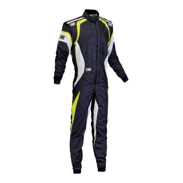 OMP® - One EVO 2015 Series Black with Yellow Nomex 48 Racing Suit