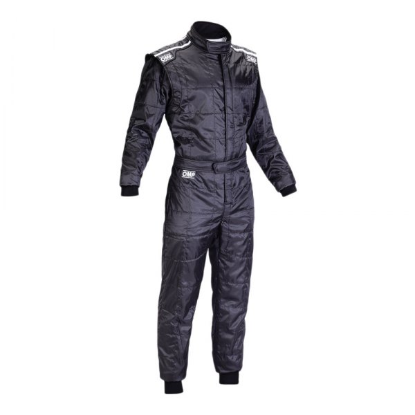 OMP® - KS-4 Series Black Polyester with Cotton 120 Child Karting Suit