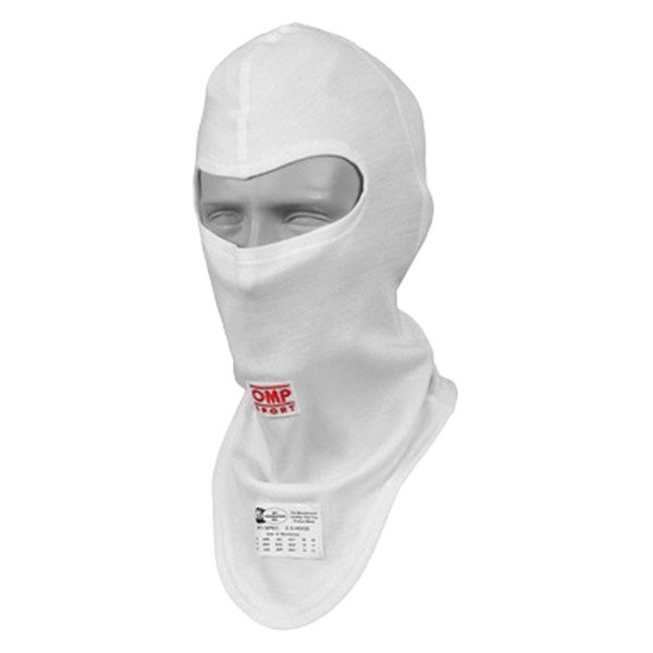 OMP® - OS 40 Series White Nomex One Double Layer Racing Balaclava