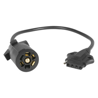 Optronics® - 5-Flat to 7-Round Way Adaptor Plug