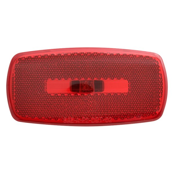 Optronics® - MC32 Series 4" Oblong Surface Mount Clearance Side Marker Light with Reflex