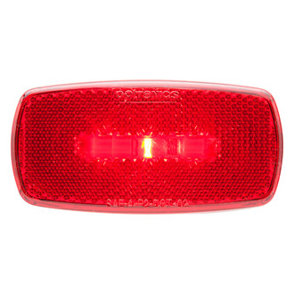 Optronics® - MCL0032 Series 4" Red Oblong Surface Mount LED Clearance Side Marker Light