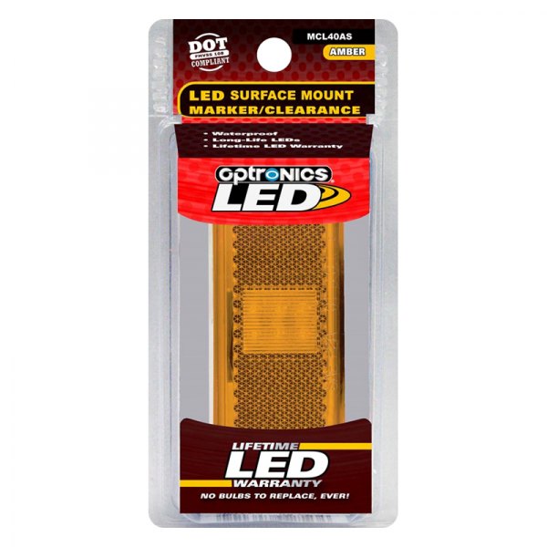 Optronics® - MCL40/44 Series Rectangular Surface Mount LED Clearance Marker Lights
